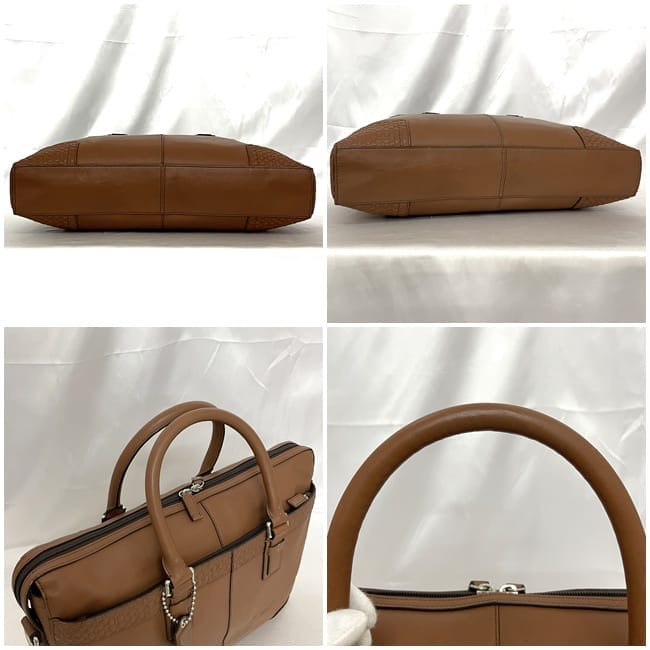 コーチ ビジネスバッグ ec-23480 ブラウン シグネチャー F70454