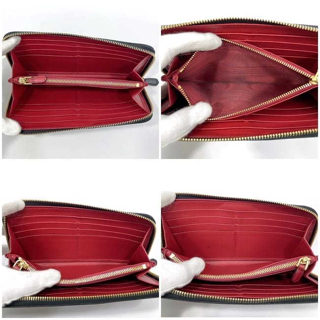 美品✨ プラダ PRADA 長財布 ラウンドファスナー シボ革 ブラック PRADA プラダ ラウンドファスナー長財布 ユニバーサルコラボ