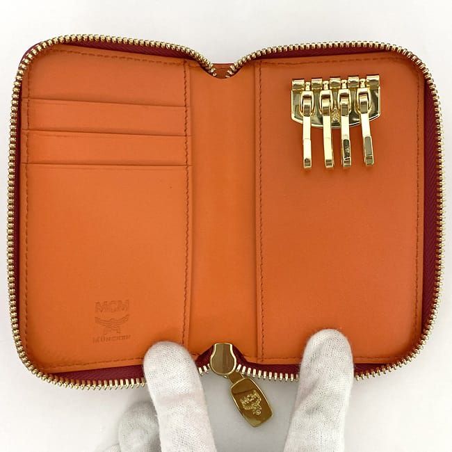 エムシーエム キーケース ピンク MYK 2SLL04 PK001 f-20320 美品