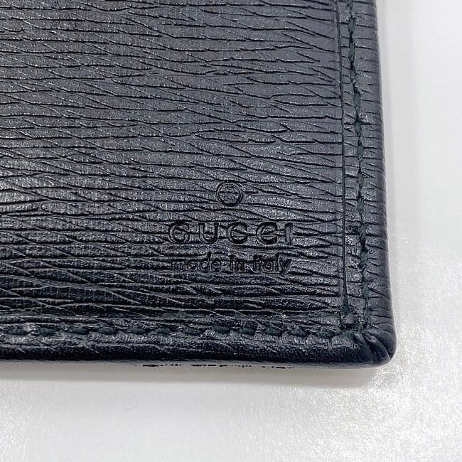 【 レア 】 GUCCI グッチ ホース ロゴ 財布 二つ折り ブラック 黒 グッチ 二つ折り 財布 ec-23715 ブラック ホースビット 295609
