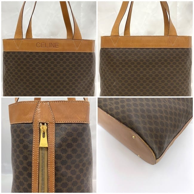 CELINE トートバッグ ベージュ/ブラウン CELINE ベージュ トートバッグ - メルカリ