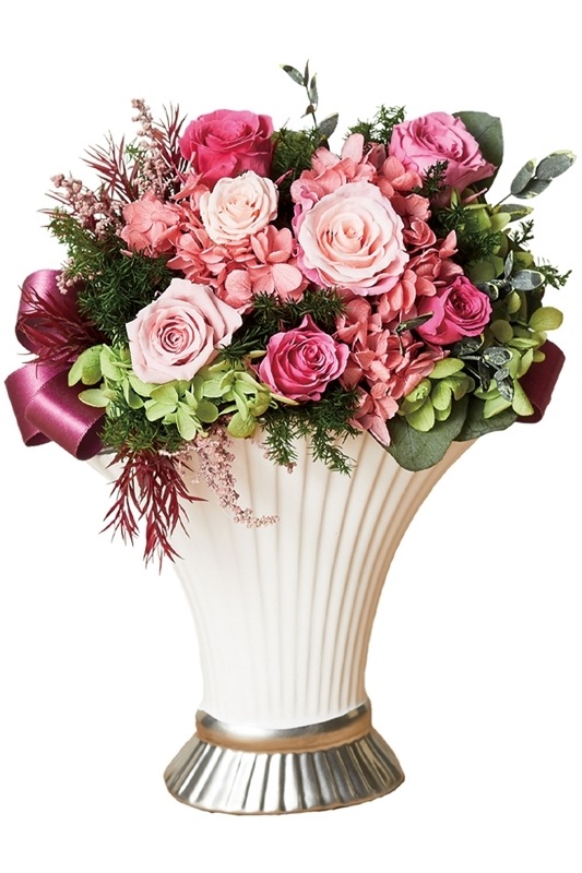 21年 母の日数量限定 プリザーブドフラワー ピンク 胡蝶蘭 フラワーギフト通販の京都花室おむろ