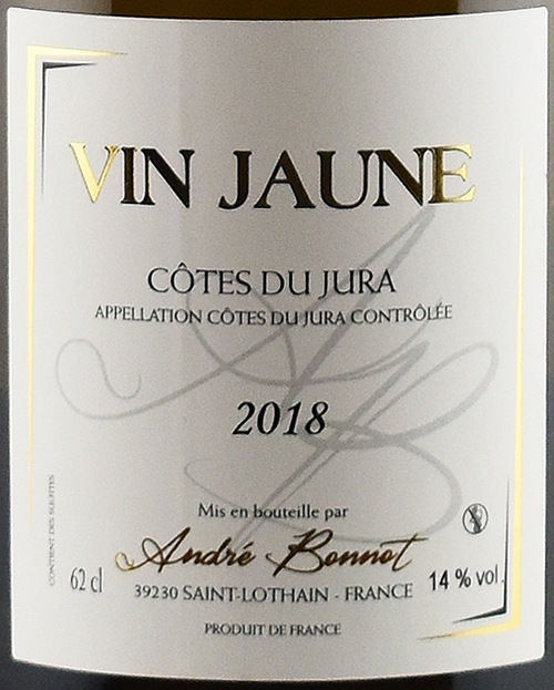 ヴァン・ジョーヌ 2018 / アンドレ・ボンノ