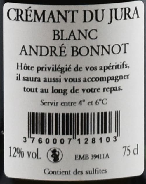 クレマン・デュ・ジュラ・ブラン NV / アンドレ・ボンノ