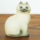 CAT MANS(キャットマンス）ホワイト×グレー Lisa Larson(リサ ラーソン) スウェーデン北欧オブジェ・置物