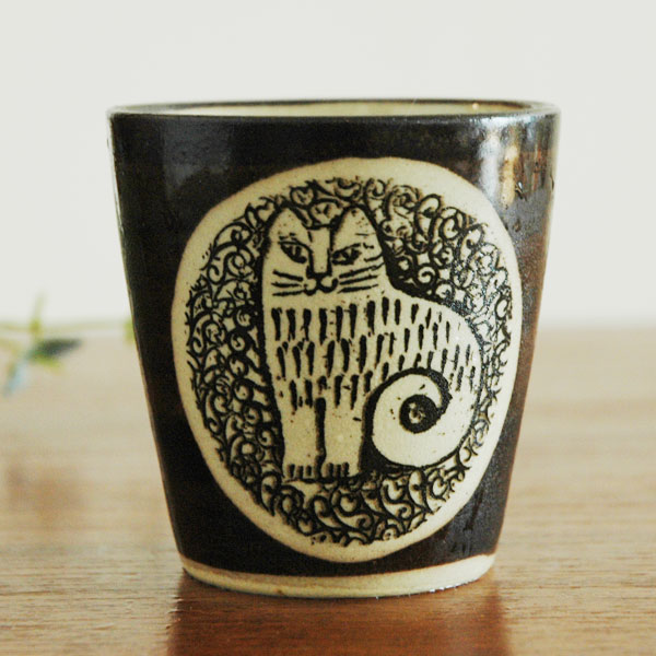 湯呑み NINA(ニナ） 茶益子焼/Japan Seriesジャパンシリーズ/Lisa