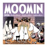 【予約10月】ムーミン原画壁掛けカレンダーミニサイズ2026 20×20cm PUTINKI(プティンキ）ムーミングッズ 北欧フィンランド