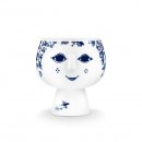 ビヨン・ヴィンブラッド Bjorn Wiinblad Flower Pot with foot(フラワーポットウィズフット）Juliane pot H14cm 　北欧デンマーク 55025