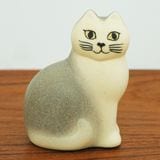 CAT MANS(キャットマンス）グレー×ホワイト Lisa Larson(リサ ラーソン) スウェーデン オブジェ 置物