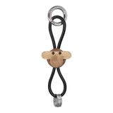 Kay Bojesen(カイ・ボイスン）Monkey Silver Keychaine with black leather モンキー ・シルバーキーチェーンブラックレザー  デンマーク 39806