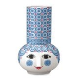 ビヨン・ヴィンブラッド Bjorn Wiinblad OLGA candleholder(オルガ・キャンドルホルダー）ブルー H14cm 北欧デンマーク 53115
