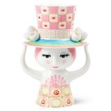 LADY WITH HAT VASE �ԥ󥯡ߥ������� H24.5cm �ӥ�󡦥�����֥�å� Bjorn Wiinblad �̲��ǥ�ޡ��� 56568