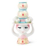LADY WITH HAT Candleholder(��ǥ��������ϥåȡ������ɥ�ۥ�����˥ԥ󥯡ߥ������� H16cm �ӥ�󡦥�����֥�å� Bjorn Wiinblad �̲��ǥ�ޡ��� 56569
