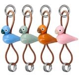 Kay Bojesen(�������ܥ�����˥С��ɡ�����С�������������ʥ�����쥶��Bird Silver Keychaine with Natural leather �ǥ�ޡ���