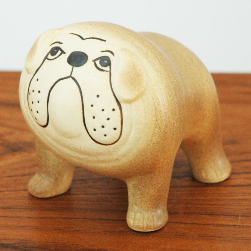 リサラーソン ブルドッグMサイズ グレー 個体販売】リサ