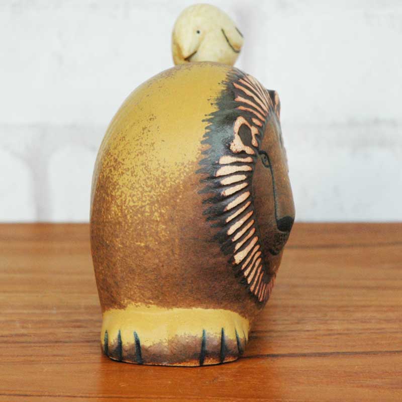Lion with Bird(�饤�����Ļ�� ���֥��� Lisa Larson(�ꥵ �顼����) �̲� ���������ǥ� ��ʪ