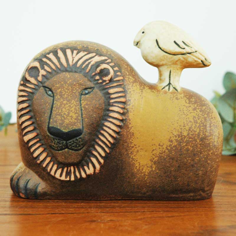 Lion with Bird(饤Ļ ֥ Lisa Larson(ꥵ 顼) ǥʪ