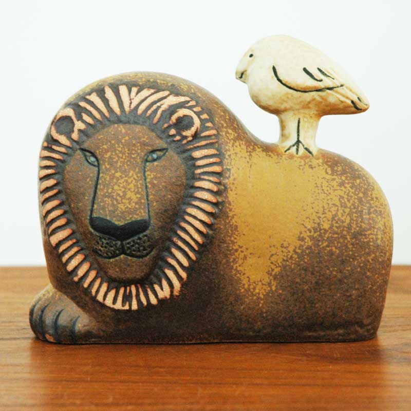 Lion with Bird(饤Ļ ֥ Lisa Larson(ꥵ 顼) ǥʪ