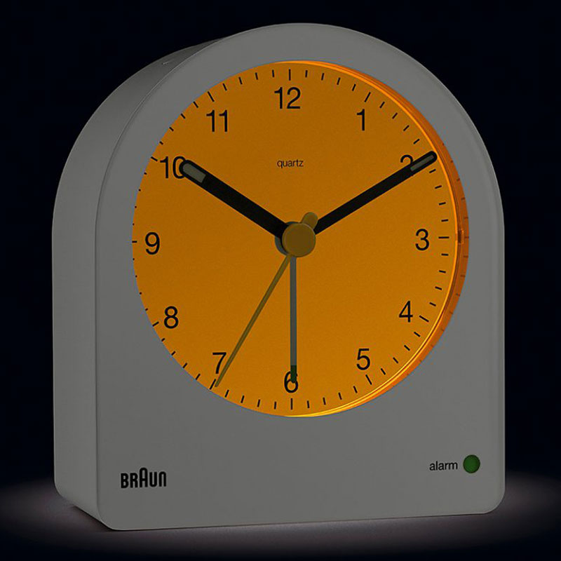 BRAUN(֥饦˥顼९å BC22 ۥ磻 Classic Alarm Clock ֤