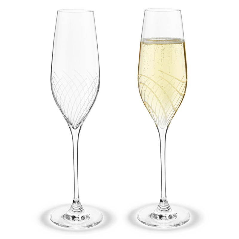 CABERNET LINES(٥ͥ饤Champagne Glass(ѥ󥰥饹2ĥå 290ml HOLMEGAARD(ۥ६ɡ̲饹