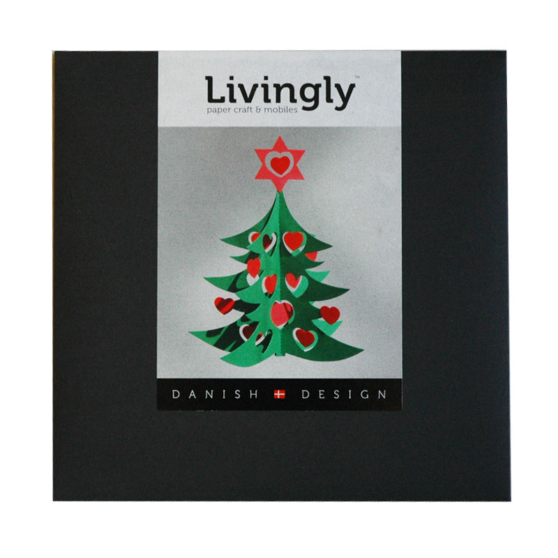 ꥹޥӡ/ϡȤΥꥹޥĥ꡼Green tree w hearts dobule 18cm/Livingly(ӥ󥰥꡼