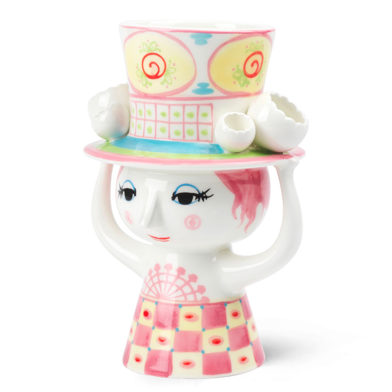 LADY WITH HAT VASE H20cm �ԥ󥯡ߥ������� �ӥ�󡦥�����֥�å� Bjorn Wiinblad �̲��ǥ�ޡ��� 56567