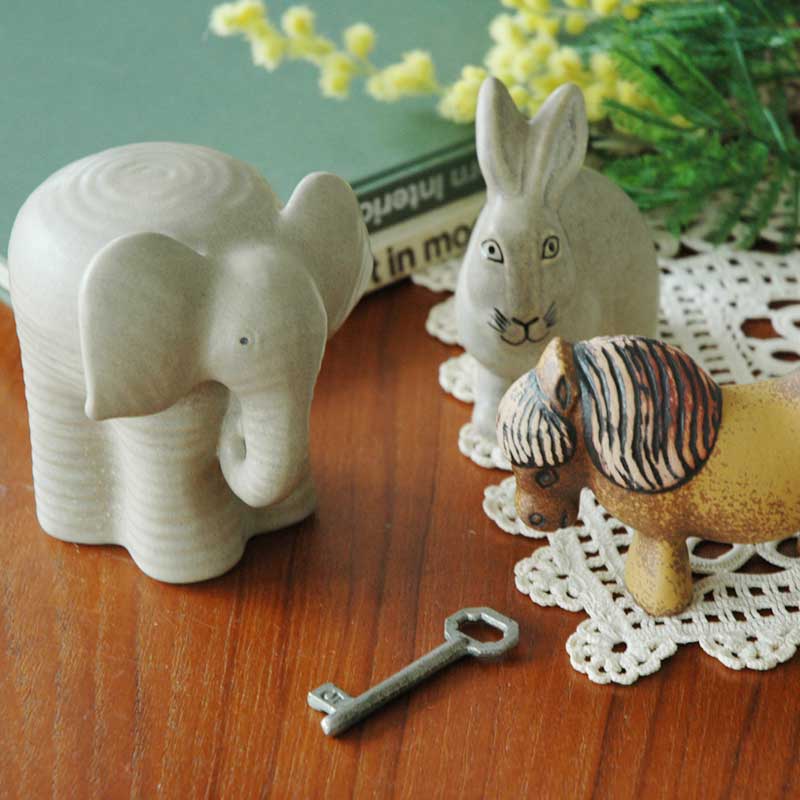 ����ե���� Elephant ���� Lisa Larson �ꥵ �顼���� ���֥�������ʪ �̲�����ƥꥢ����