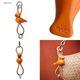 Kay Bojesen(�������ܥ�����˥С��ɡ�����С�������������ʥ�����쥶��Bird Silver Keychaine with Natural leather �ǥ�ޡ���