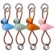 Kay Bojesen(�������ܥ�����˥С��ɡ�����С�������������ʥ�����쥶��Bird Silver Keychaine with Natural leather �ǥ�ޡ���