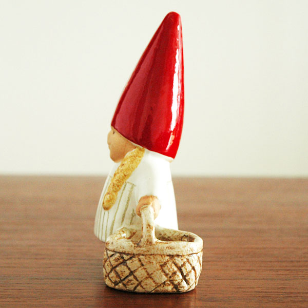 Santa Girl with Basket(󥿥륦Хåȡ˥ȥƥեߥ꡼ Lisa Larson(ꥵ 顼) ̲֥ʪ