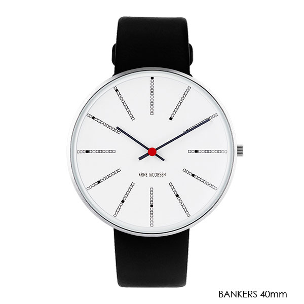 ����ͥ䥳�֥��� �ӻ��ס�Bankers�Х󥫡��� �쥶�����ȥ�å� 30mm/34mm/40mm ARNE JACOBSEN WATCHES��
