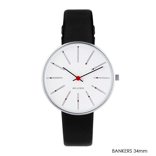����ͥ䥳�֥��� �ӻ��ס�Bankers�Х󥫡��� �쥶�����ȥ�å� 30mm/34mm/40mm ARNE JACOBSEN WATCHES��