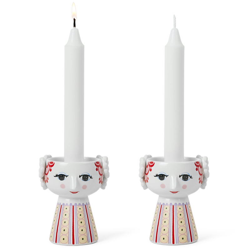 �ӥ�󡦥�����֥�å� Bjorn Wiinblad EVA Candleholder(���С������ɥ�ۥ������H9.5cm ��٥���� �̲��ǥ�ޡ�����56550