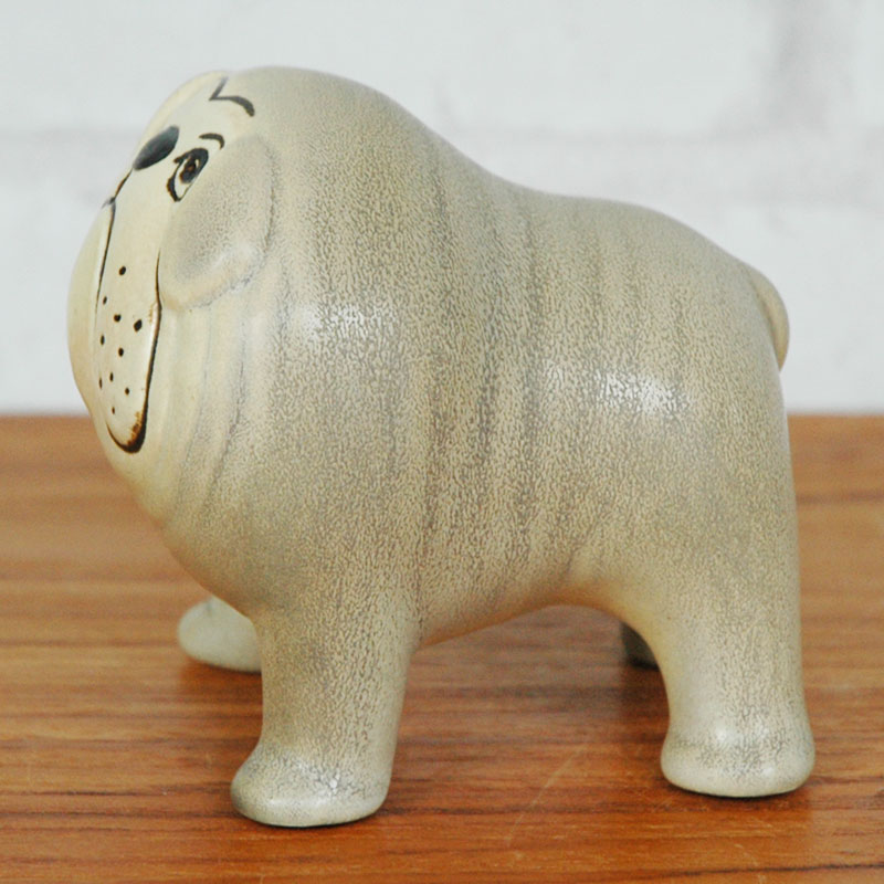 Bulldog(�֥�ɥå��˥ߥǥ����ॵ���� ���졼 ���֥��� Lisa Larson(�ꥵ �顼����) �̲����֥�������ʪ