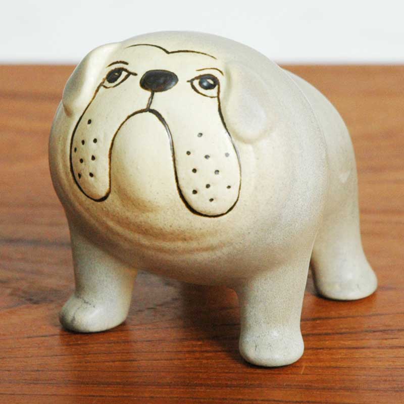 Bulldog(�֥�ɥå��˥ߥǥ����ॵ���� ���졼 ���֥��� Lisa Larson(�ꥵ �顼����) �̲����֥�������ʪ