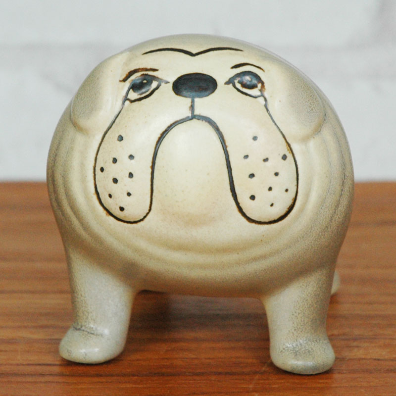 Bulldog(�֥�ɥå��˥ߥǥ����ॵ���� ���졼 ���֥��� Lisa Larson(�ꥵ �顼����) �̲����֥�������ʪ
