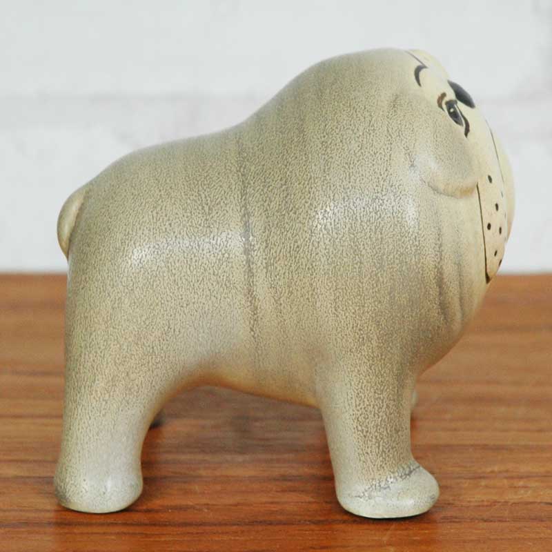 Bulldog(�֥�ɥå��˥ߥǥ����ॵ���� ���졼 ���֥��� Lisa Larson(�ꥵ �顼����) �̲����֥�������ʪ