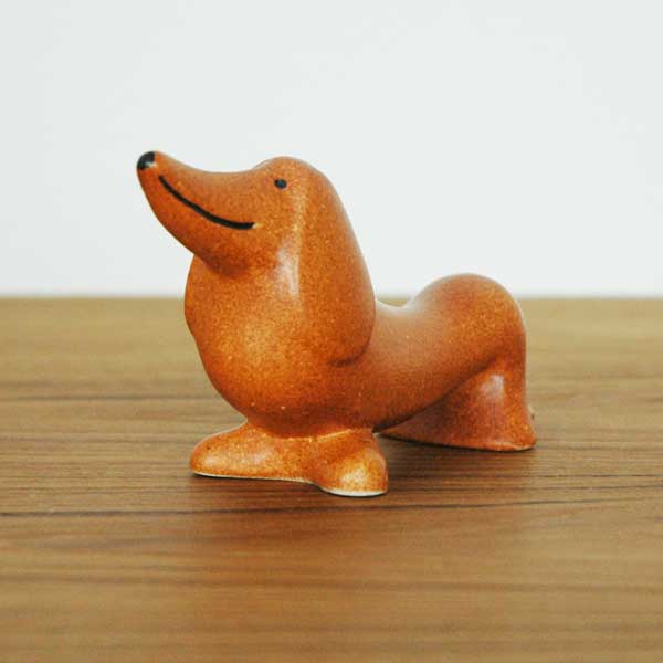Dachshund(���å����ե�ɡ˥ߥ˥�����/Lisa Larson(�ꥵ���顼����) �̲����֥��� ��ʪ