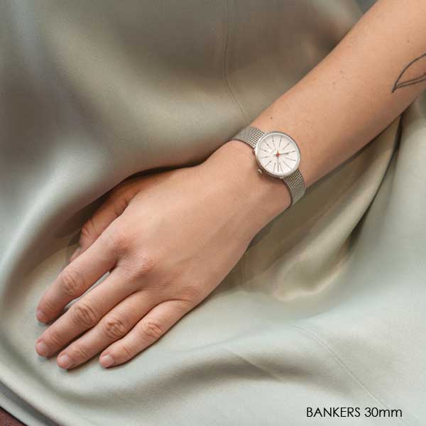 ����ͥ䥳�֥��� �ӻ��ס�Bankers�Х󥫡��� ����С���å��她�ȥ�å� 30mm/34mm/40mm��ARNE JACOBSEN WATCHES