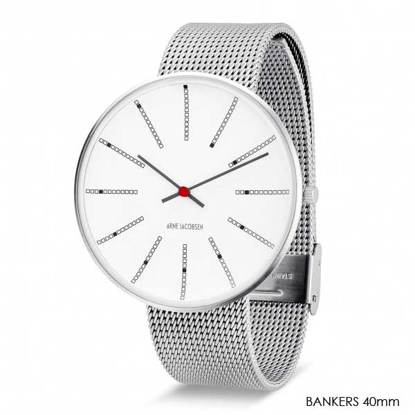 ����ͥ䥳�֥��� �ӻ��ס�Bankers�Х󥫡��� ����С���å��她�ȥ�å� 30mm/34mm/40mm��ARNE JACOBSEN WATCHES