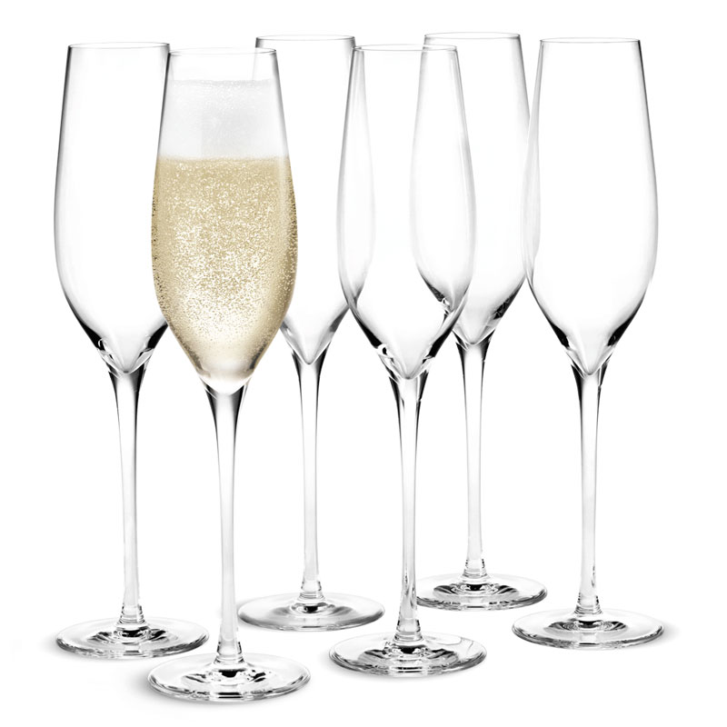 CABERNET(���٥�͡�Champagne Glass(�����ѥ󥰥饹��290ml 6�ĥ��å� HOLMEGAARD(�ۥ�६���ɡ��̲����饹