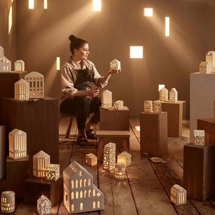 Urbania(�����Х˥���Manor�ʥޥʡ��� H=17cm Light house �����ɥ�ۥ���� Kahler(�����顼���̲��ǥ�ޡ���