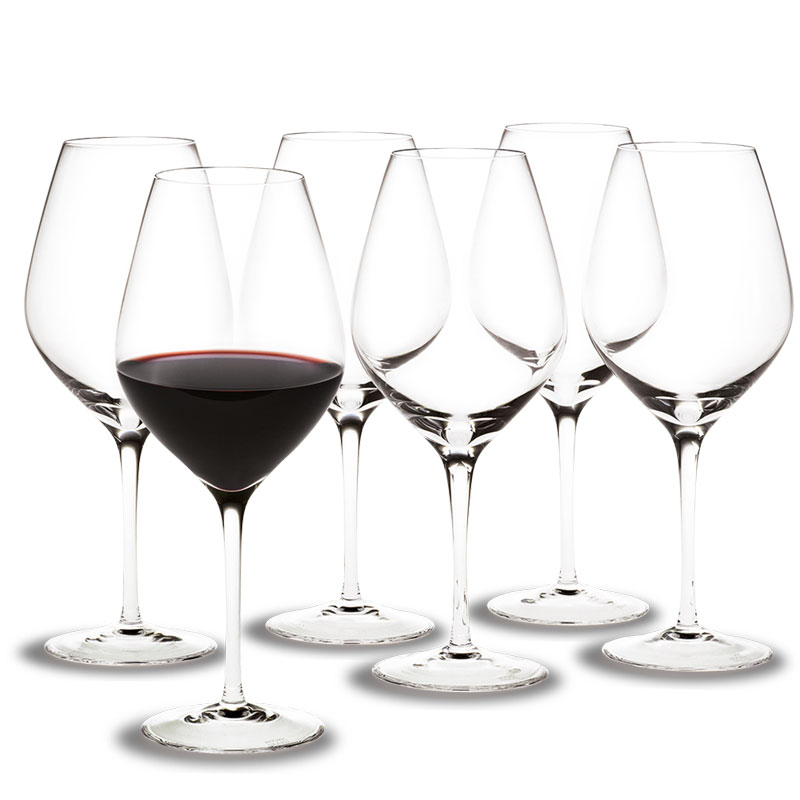 CABERNET(���٥�͡�Red Wine Glass(�֥磻�󥰥饹��520ml 6�ĥ��å� HOLMEGAARD(�ۥ�६���ɡ��̲����饹