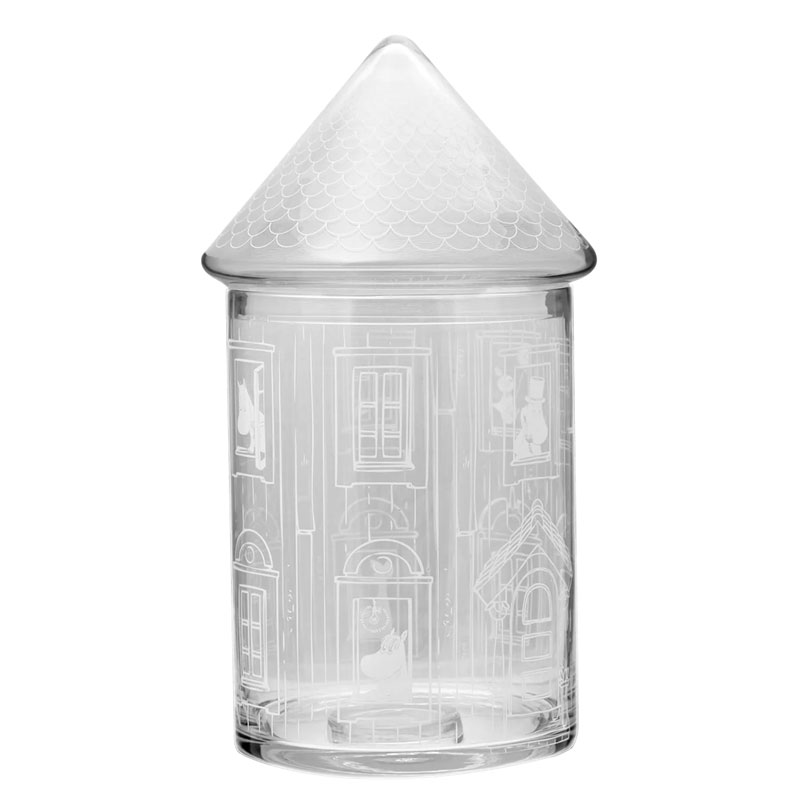 �ࡼ�ߥ�ϥ��� ���饹���㡼 H30.5cm Moominhouse glass jar muurla(�ࡼ���˥ե������ �ࡼ�ߥ󥰥å� �̲�����
