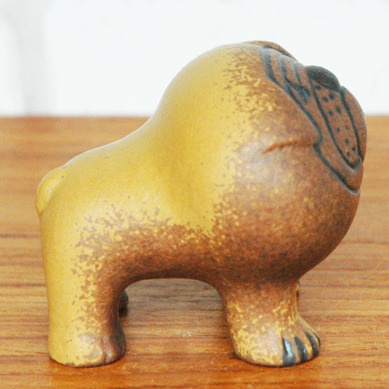 Bulldog(�֥�ɥå��˥饤�ȥ֥饦�󡦥ߥ˥����� ����ͥ륷�꡼�� Lisa Larson(�ꥵ���顼����) �̲����֥�������ʪ