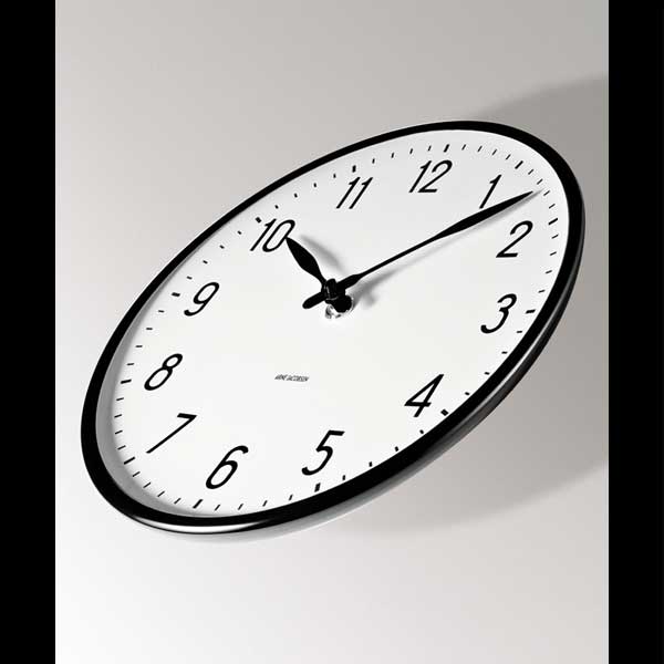 ����ͥ䥳�֥��󡦳ݤ����� STATION���ơ������ 21cm��ARNE JACOBSEN WallClock ROSENDAHL COPENHAGEN (�������������� ���ڥ�ϡ�����)