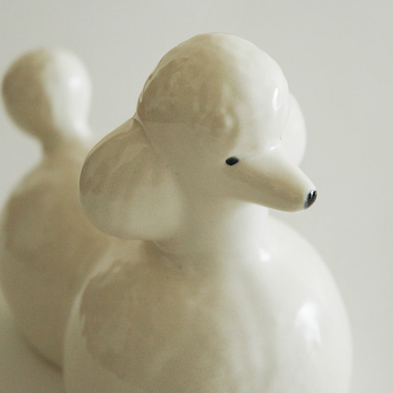 Poodle(�ס��ɥ�˥ۥ磻�� �ߥǥ� Lisa Larson(�ꥵ �顼����)/����ͥ륷�꡼��/�̲����֥�������ʪ