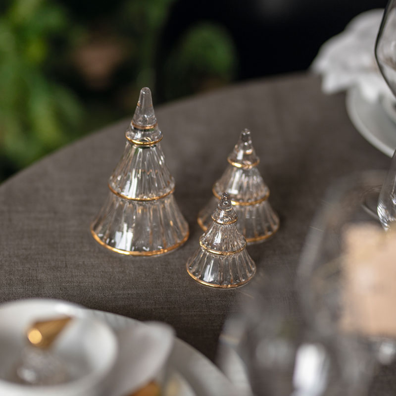 Christmas tree L������ H13.5cm ���饹�����֥��� HOLMEGAARD(�ۥ�६���ɡ��̲����֥���