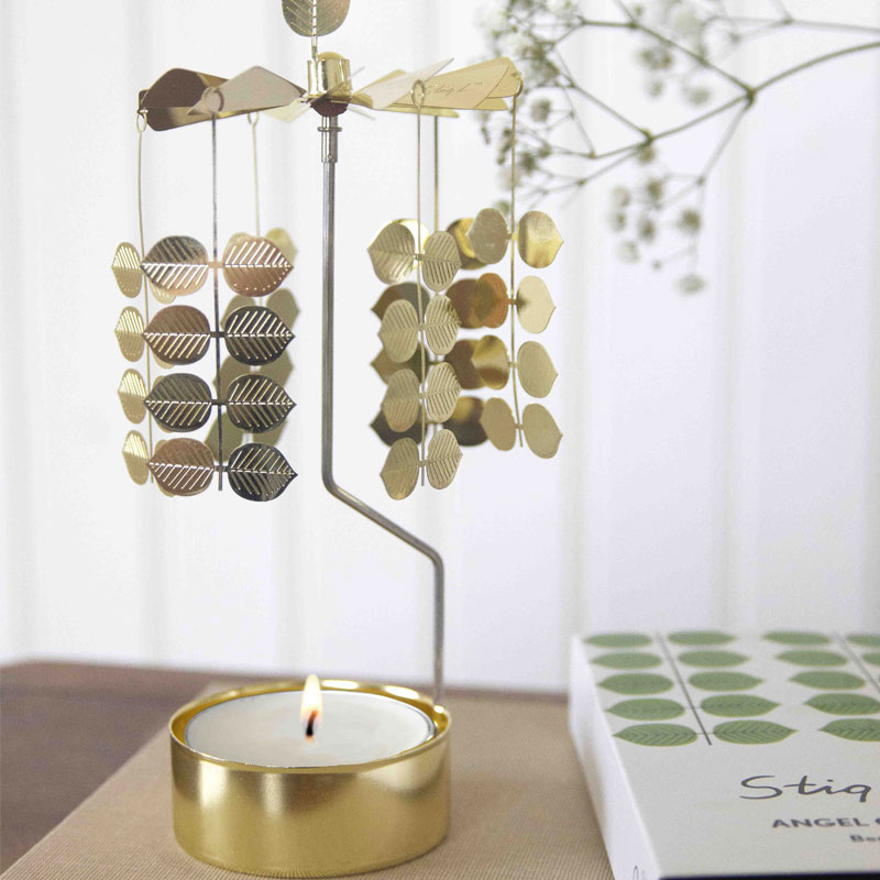 Stig Lindberg ROTARY CANDLE HOLDER gold ꡼ɥۥ H20cm BERSAʥ٥륵 Pluto(ץ롼ȡANGEL CHIME
