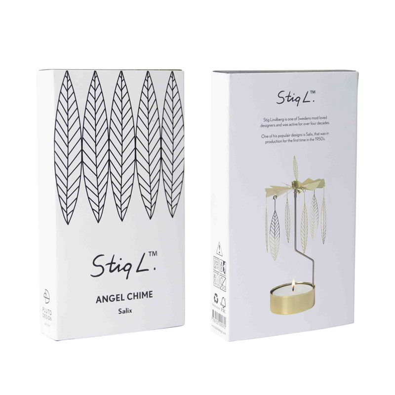 Stig Lindberg ROTARY CANDLE HOLDER gold �������꡼�����ɥ�ۥ���� H20cm SALIX�ʥ���å����� Pluto(�ץ롼�ȡ�ANGEL CHIME 